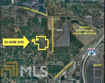 4122 Herschel Road College Park, GA 30337 - Photo 1 of 7 a view of a car park with large trees