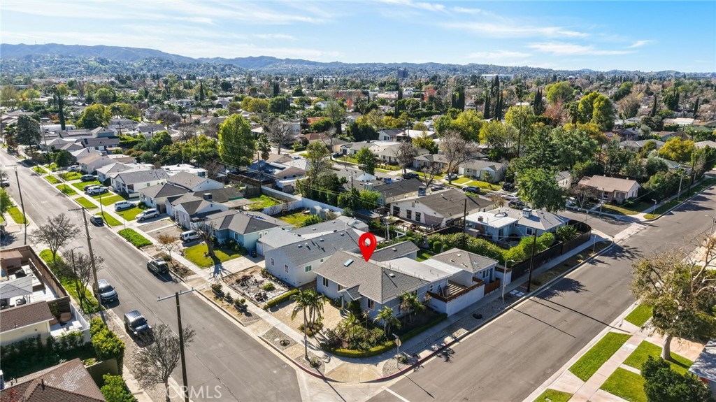 6017 Encino Encino, CA 91316 - Photo 43 of 51 an aerial view of a city with lots of residential buildings