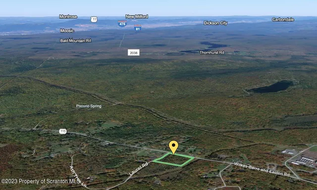 a view of a dry yard