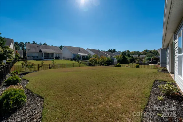a view of an outdoor space and a yard