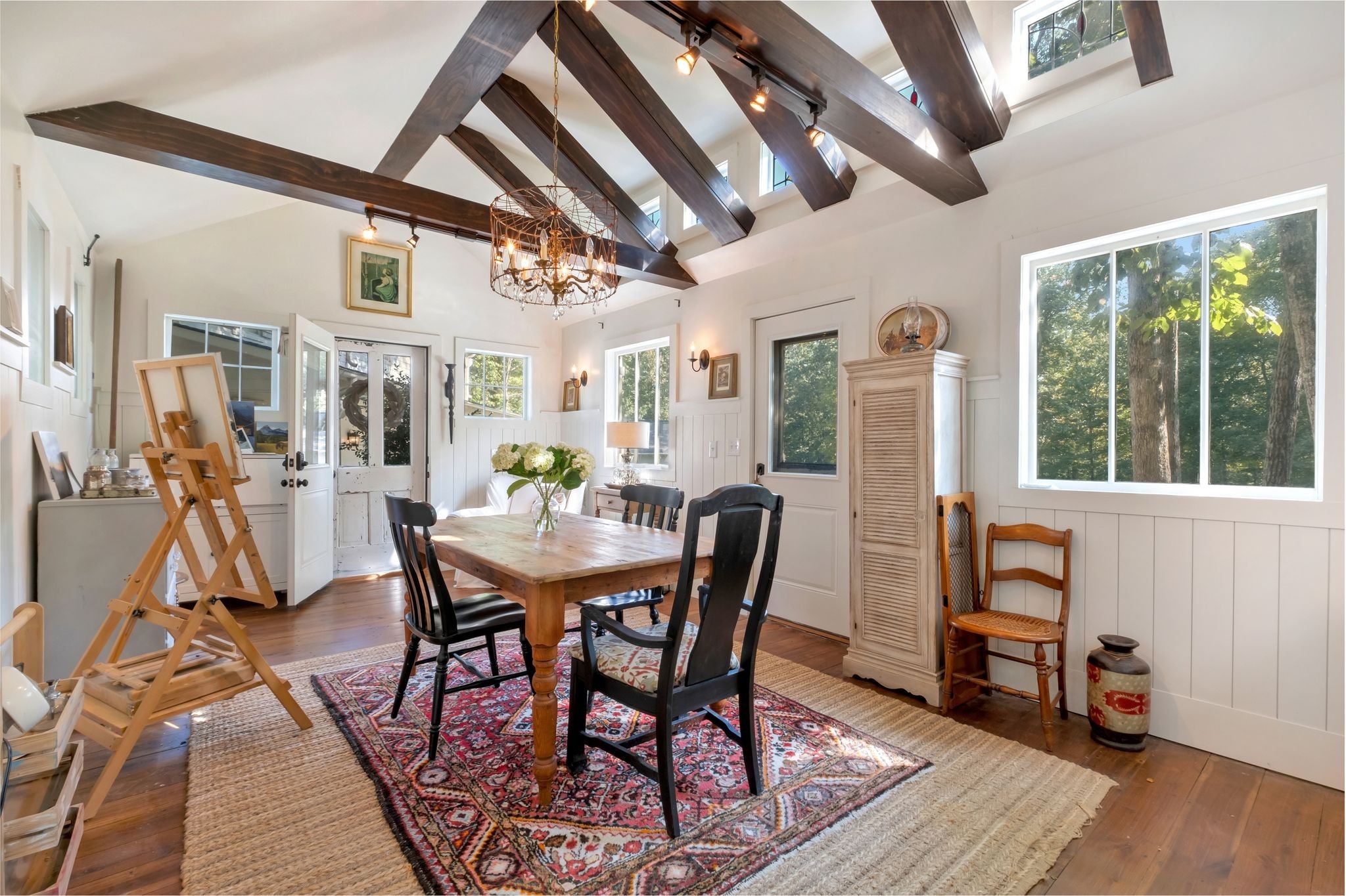 5468 Parker Branch Road Franklin, TN 37064 - Photo 80 of 99 a view of a dining room with furniture window and wooden floor