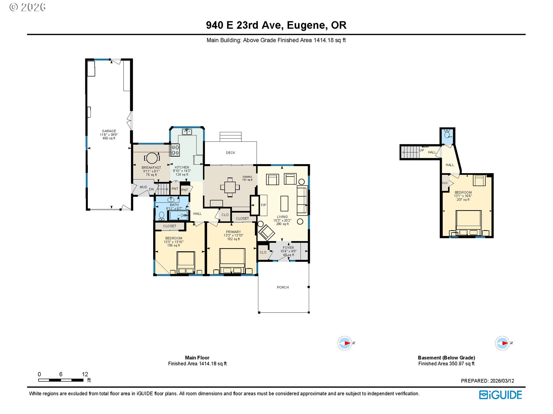 940 East 23rd Avenue Eugene, OR 97405 - Photo 45 of 48 a picture of a floor plan