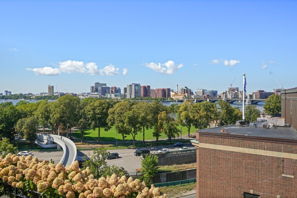 95 Beacon Street, Unit PH Boston, MA 02108 - Photo 9 of 14 a view of a garden with a table and chairs