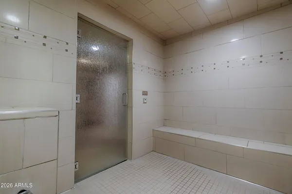 a backyard of a house with outdoor seating