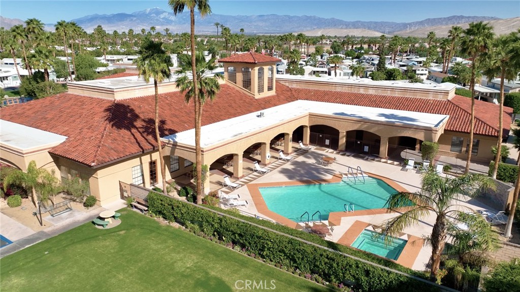 69801 Ramon Road Cathedral City, CA 92234 - Photo 8 of 41 an aerial view of a house with garden space and street view