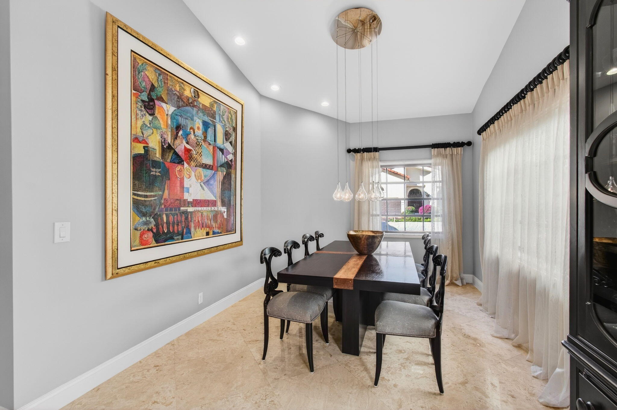 23145 Via Stel Boca Raton, FL 33433 - Photo 23 of 72 a view of a dining room with furniture window and wooden floor