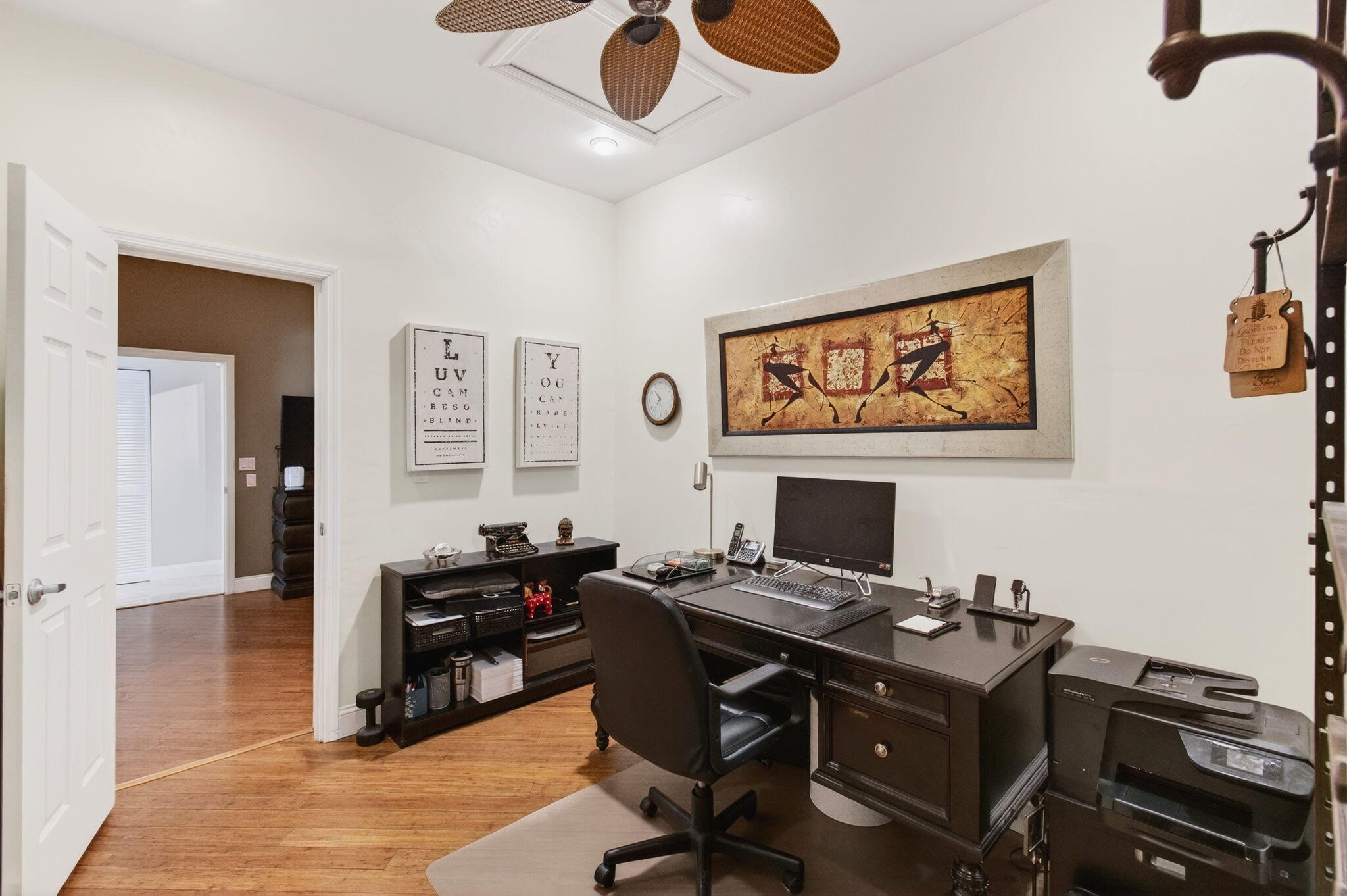 23145 Via Stel Boca Raton, FL 33433 - Photo 34 of 72 a view of a workspace with furniture and a window