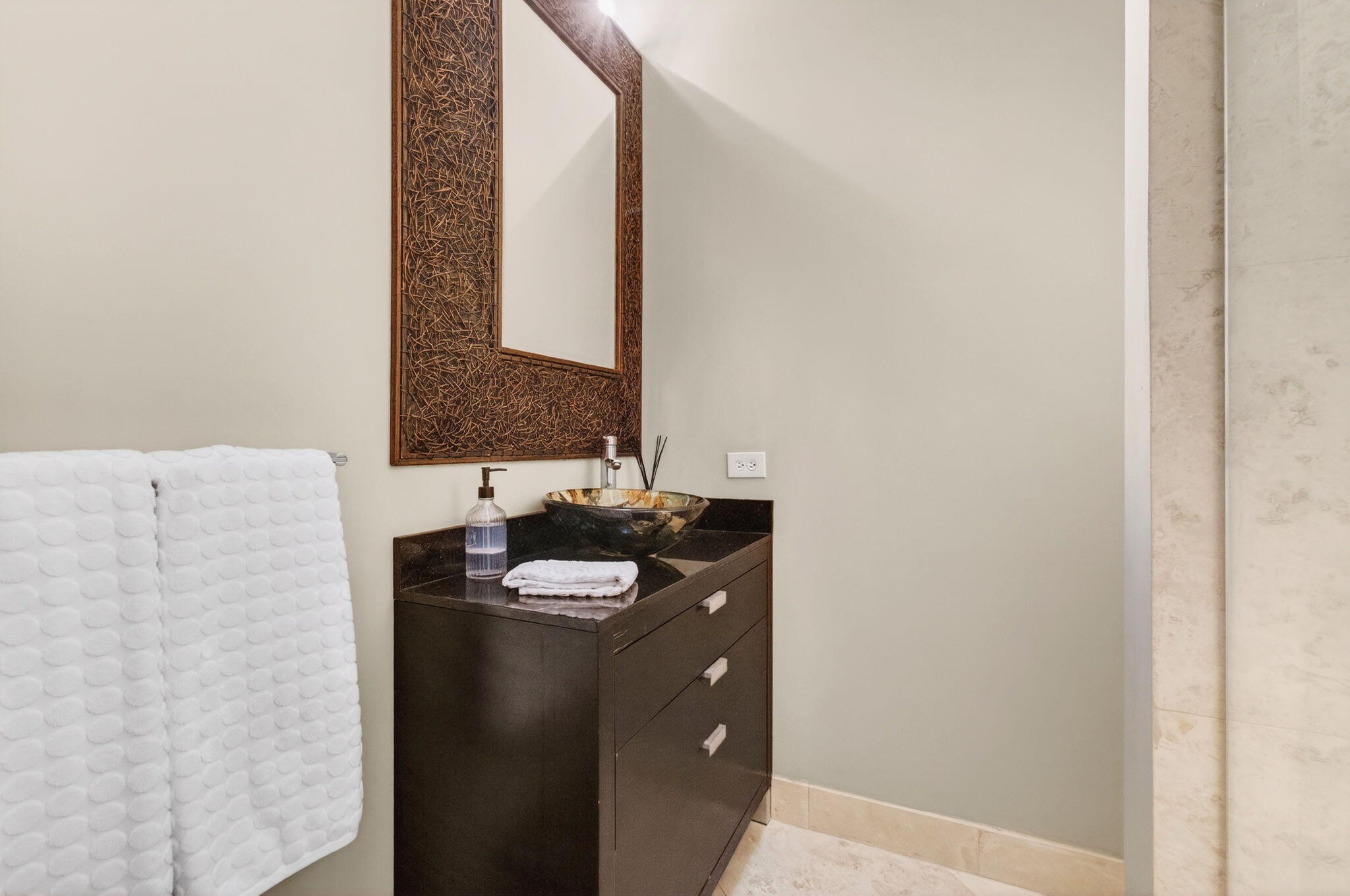 23145 Via Stel Boca Raton, FL 33433 - Photo 38 of 72 a bathroom with a sink and a mirror