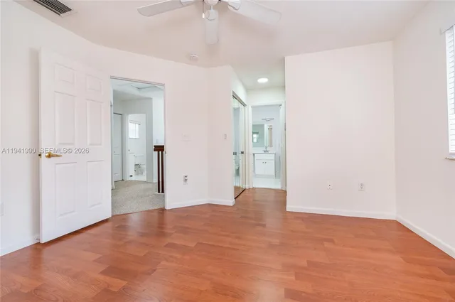 wooden floor in an empty room