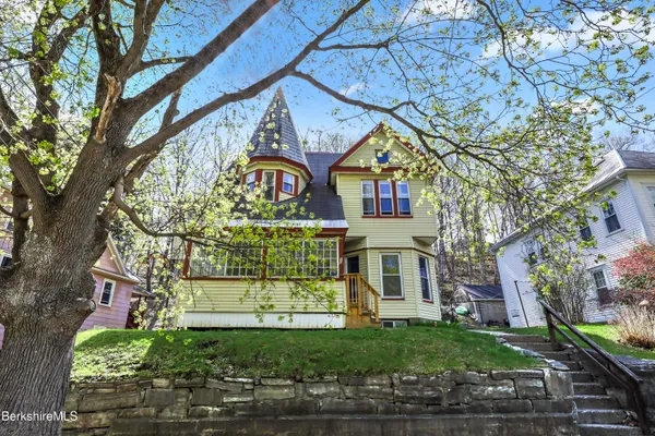 a sign on the side of a building