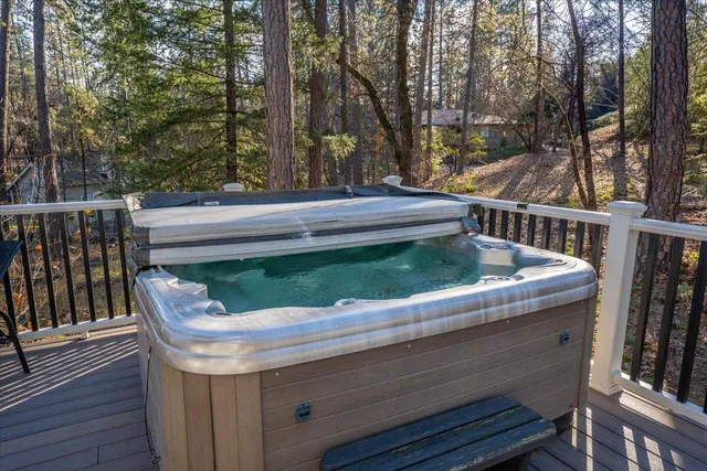 a view of a glass door with a glass door