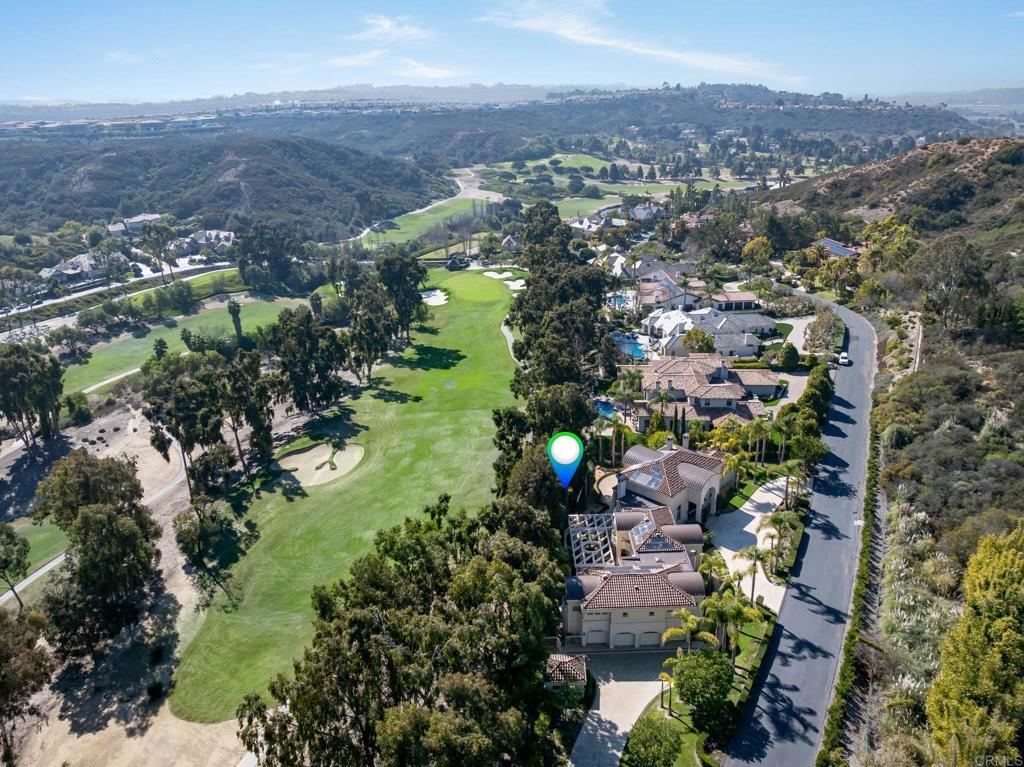 14479 Emerald Lane Rancho Santa Fe, CA 92067 - Photo 49 of 52 an aerial view of residential houses with outdoor space and trees