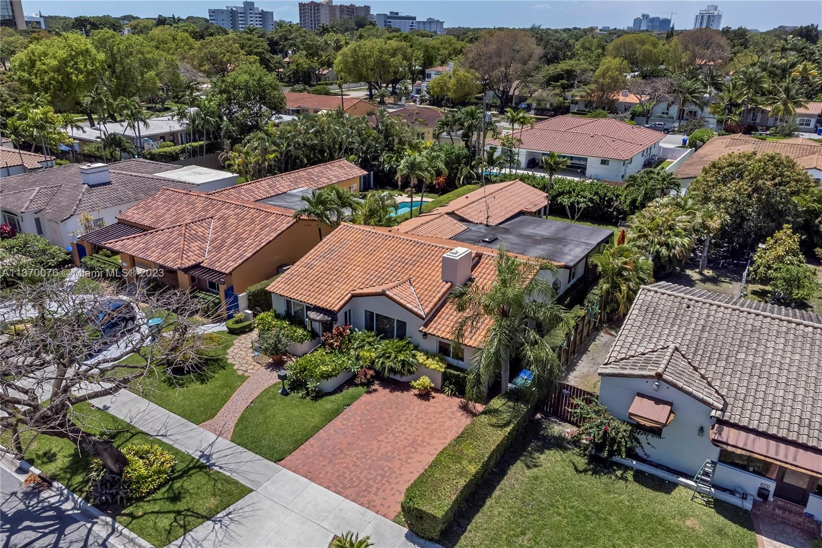 526 Southwest 26th Road Miami, FL 33129 - Photo 7 of 35 an aerial view of a house with a garden