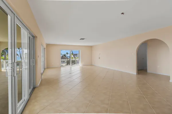 a view of a furniture and window in a room