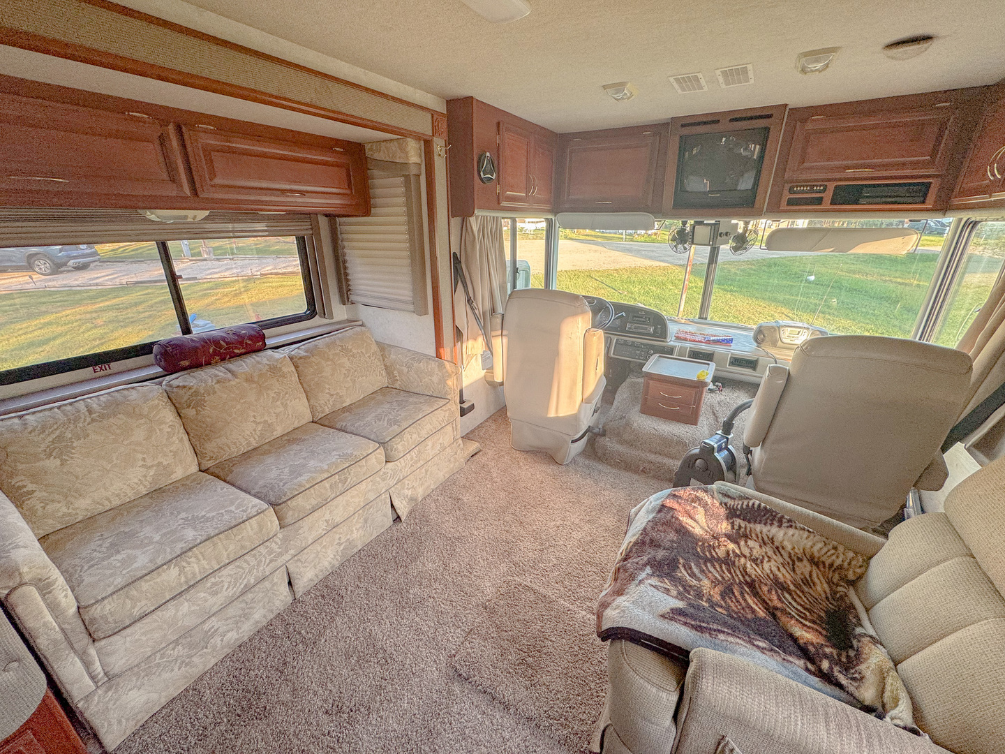 22-70 Woodhaven Sublette, IL 61367 - Photo 7 of 13 a living room with furniture and a large window