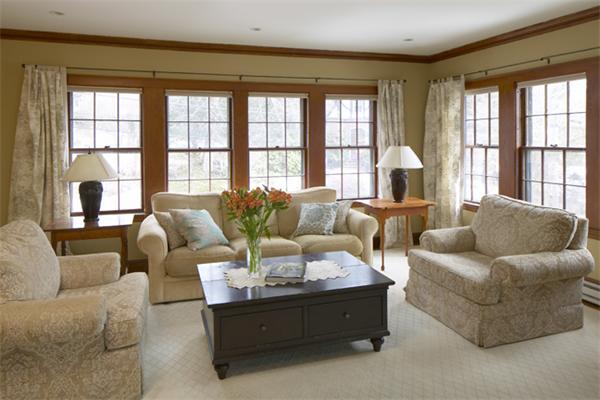 6 Upland Road West Arlington, MA 02474 - Photo 2 of 9 a living room with furniture and a large window