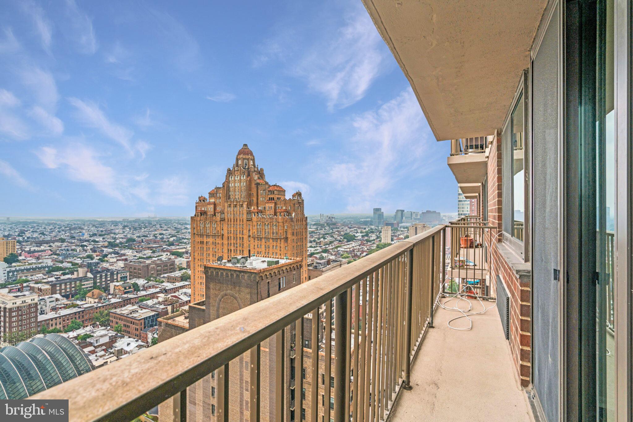 1420 Locust Street, Unit 28P Philadelphia, PA 19102 - Photo 6 of 25 a view of city from a balcony