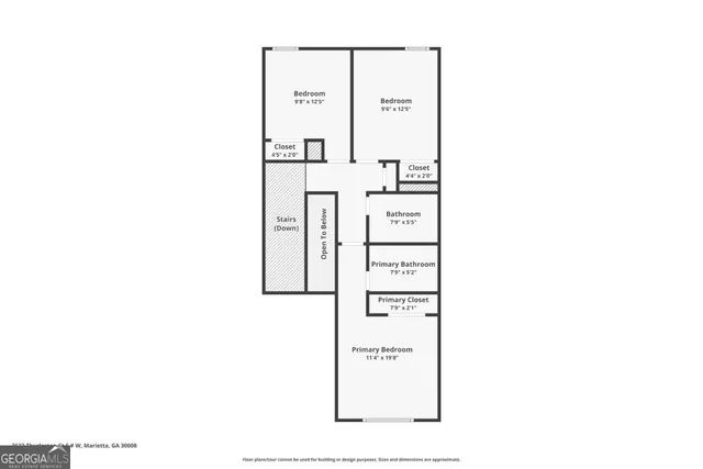 a picture of a floor plan