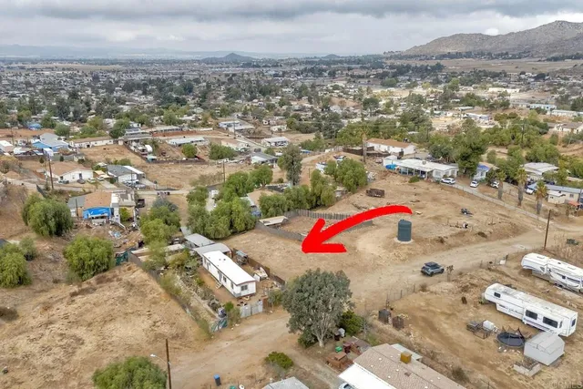 a view of a city with mountain