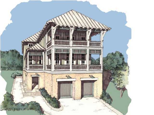Lot 104 Grande Pointe Cir Inlet Beach Inlet Beach, FL 32461 - Photo 1 of 5 a front view of a house