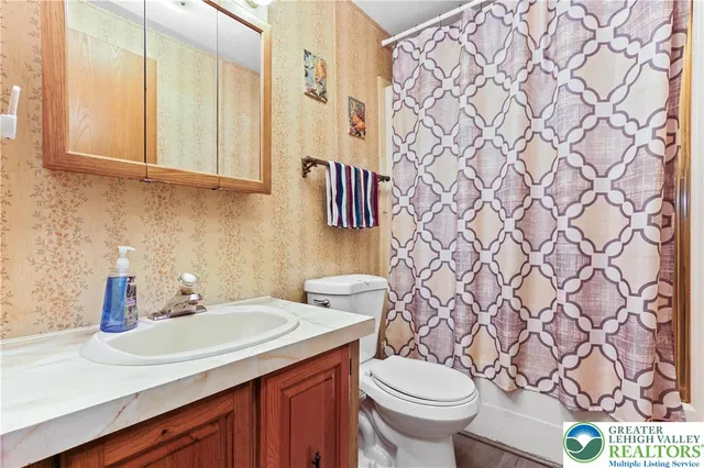 a bathroom with a sink and a toilet
