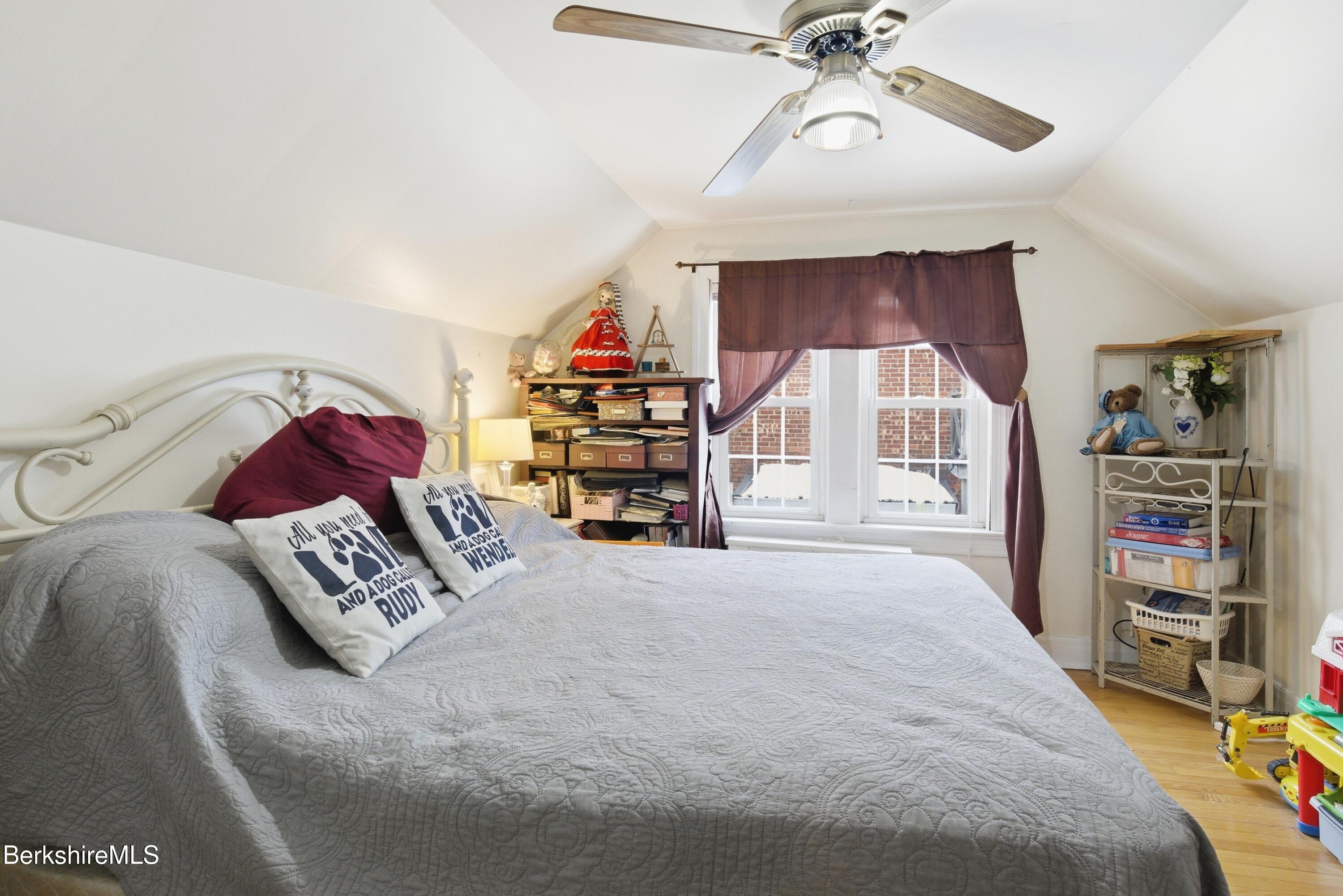 53 Edison Avenue Pittsfield, MA 01201 - Photo 24 of 45 a view of front door with bedroom and a ceiling fan
