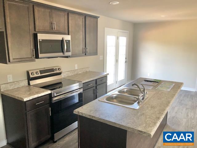 197 Riva Way Palmyra, VA 22963 - Photo 14 of 33 a kitchen with a stove and a microwave