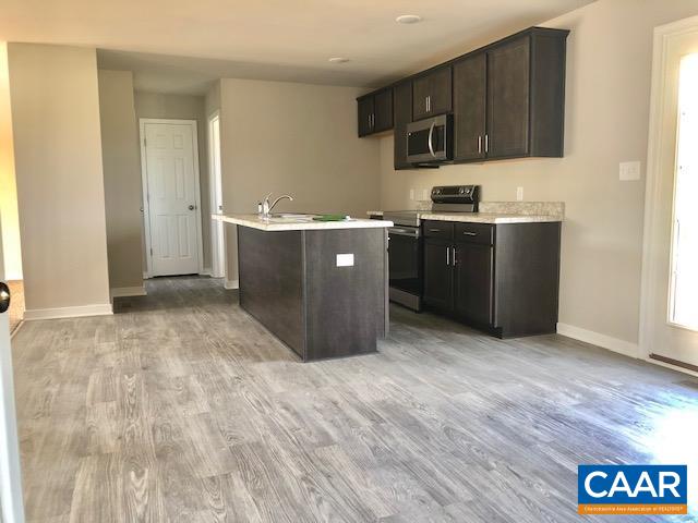 197 Riva Way Palmyra, VA 22963 - Photo 17 of 33 a kitchen with stainless steel appliances granite countertop a sink a stove and cabinets