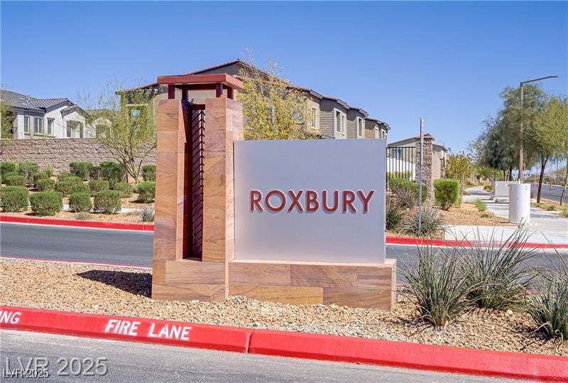 7308 North Decatur Boulevard, Unit 4 North Las Vegas, NV 89084 - Photo 34 of 34 Community / neighborhood sign featuring a residential view