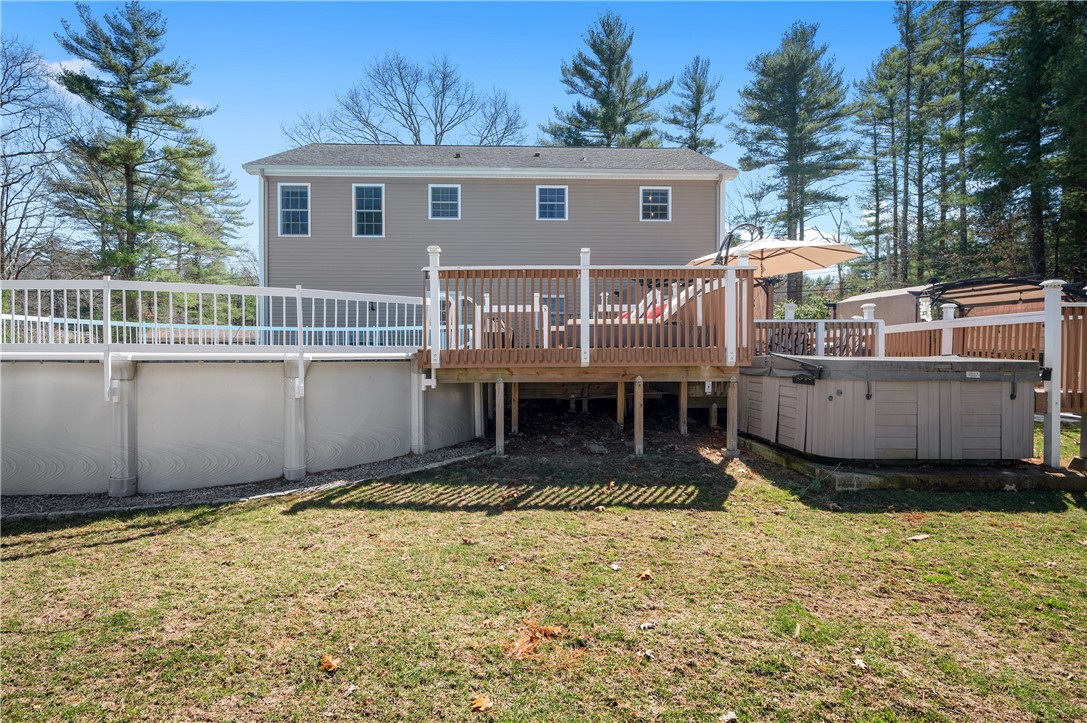 204 Shady Valley Road Coventry, RI 02816 - Photo 34 of 48 Pool, deck, hot tub