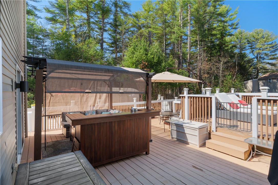 204 Shady Valley Road Coventry, RI 02816 - Photo 40 of 48 Back deck with bar area