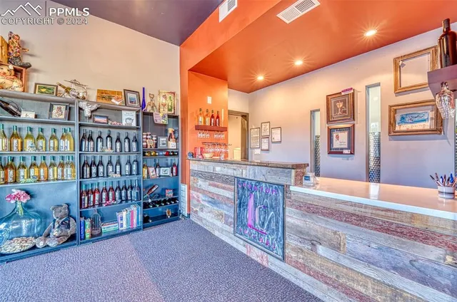 a view of a backyard of the house