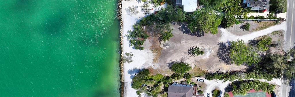 4105 North Shell Road Sarasota, FL 34242 - Photo 13 of 26 an aerial view of a house with a yard