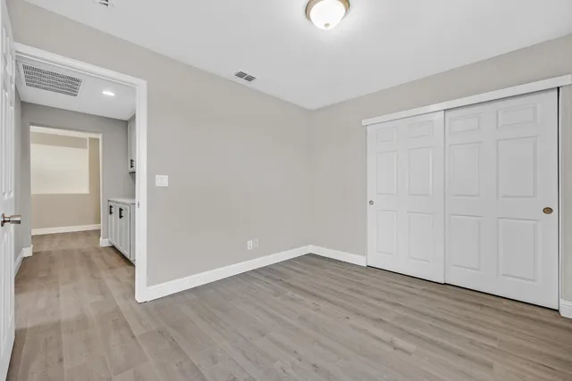 wooden floor in an empty room