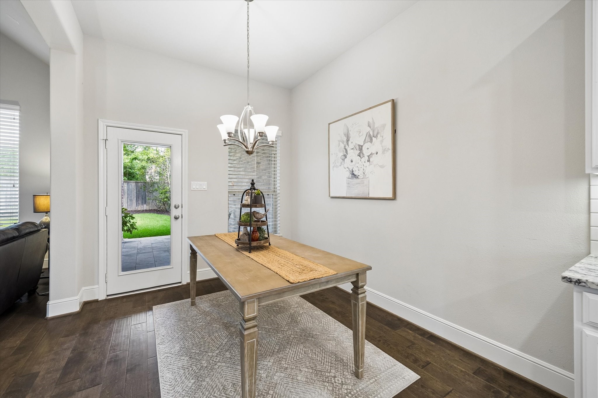 19 Peace Tree Way Tomball, TX 77375 - Photo 16 of 36 Breakfast area with access to the back yard patio