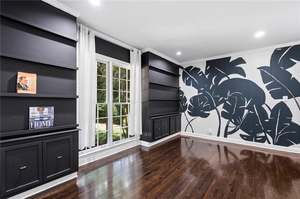 1190 West Wesley Road Northwest Atlanta, GA 30327 - Photo 17 of 46 a view of a room with lots of wooden furniture