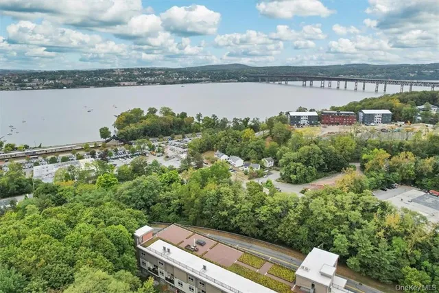 a view of parking garage with cars