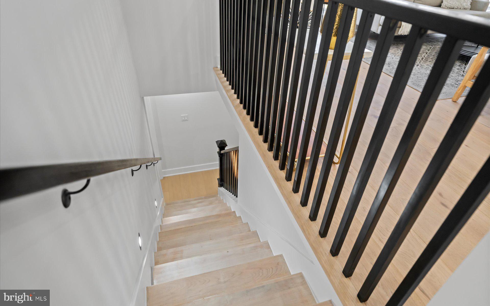 6605 3rd Street Northwest Washington, DC 20012 - Photo 18 of 37 Staircase to Lower Level