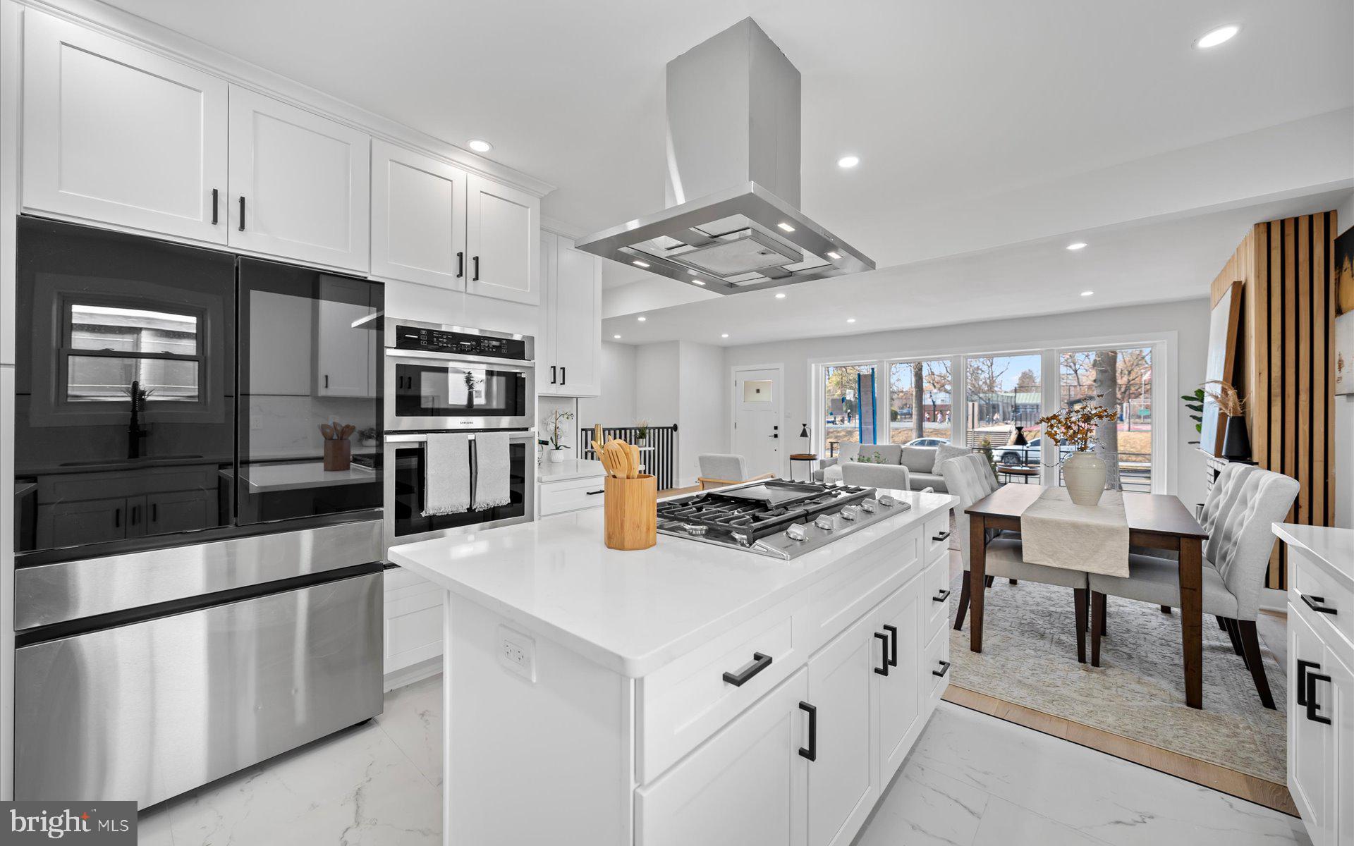 6605 3rd Street Northwest Washington, DC 20012 - Photo 5 of 37 Kitchen Detail / Built-In Appliances