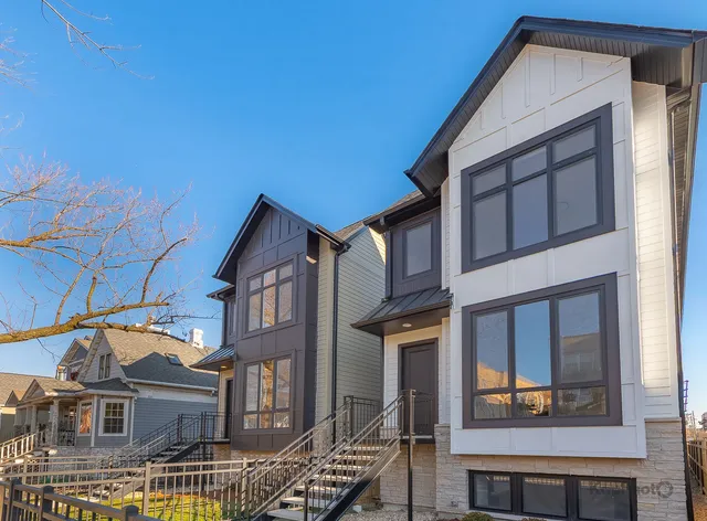 a view of a building with a window