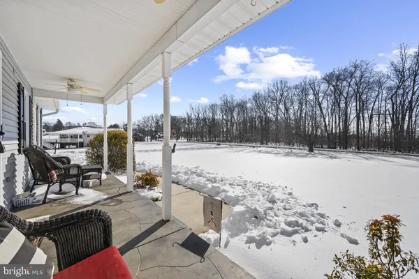 a view of outdoor space with seating area