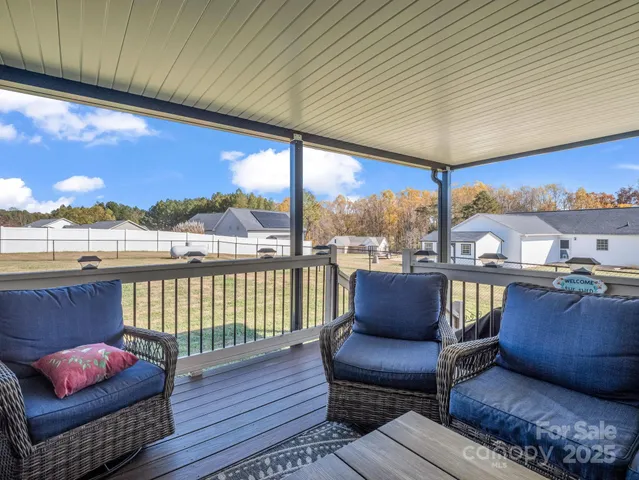 a outdoor living room with furniture