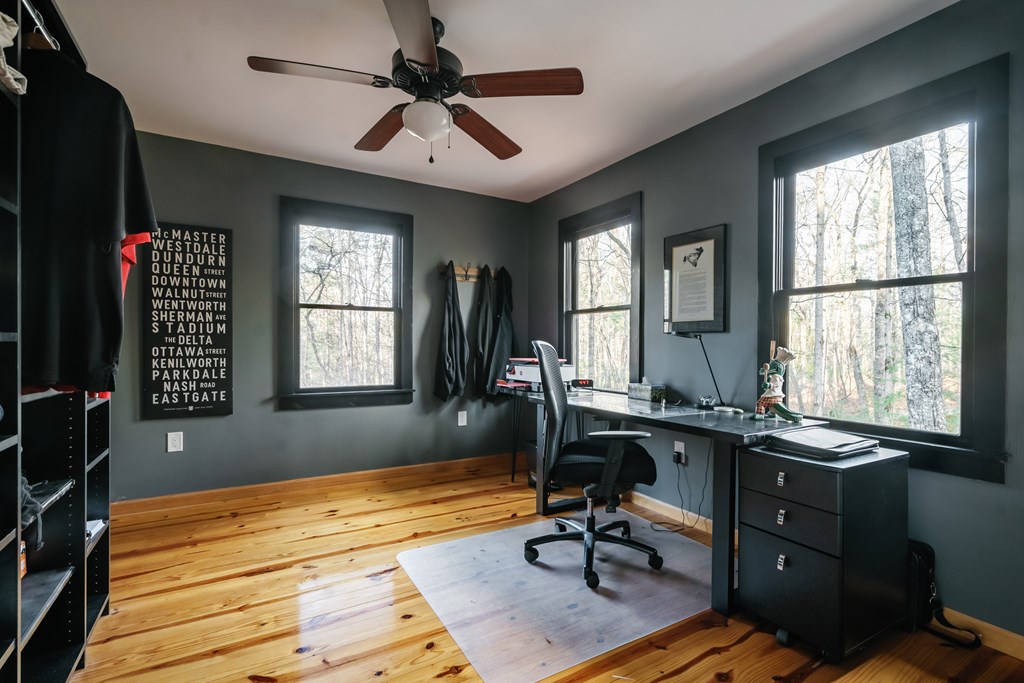 31 Highland Hammock Drive Blue Ridge, GA 30513 - Photo 36 of 67 a view of a workspace with furniture and a window