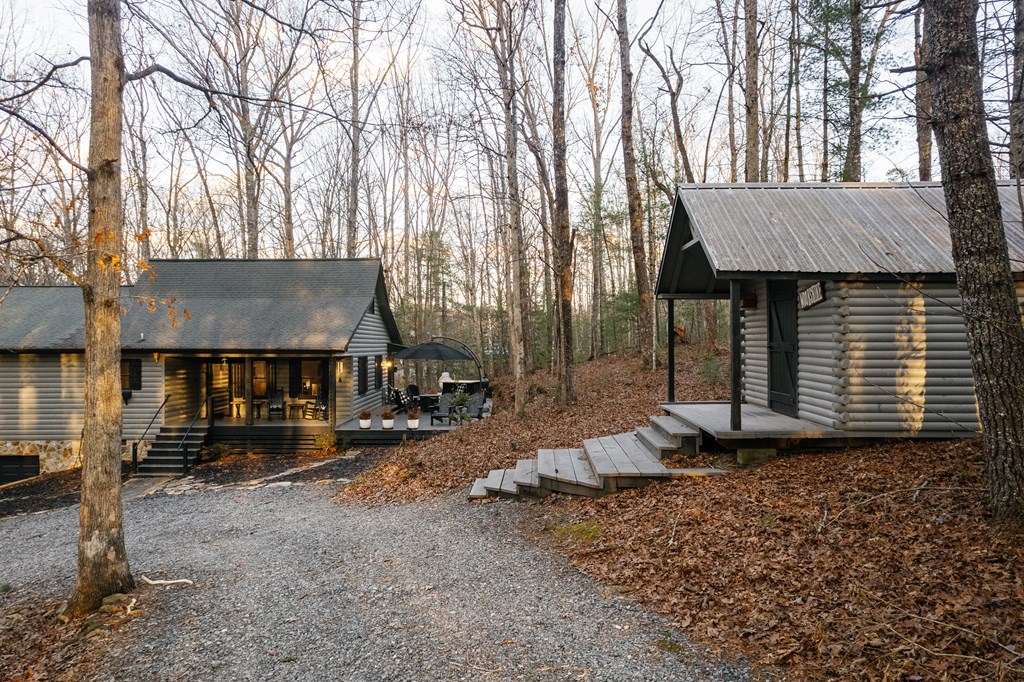 31 Highland Hammock Drive Blue Ridge, GA 30513 - Photo 41 of 67 a view of a house with a yard and large tree