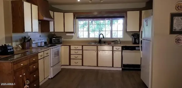 a bedroom with a bed and a closet