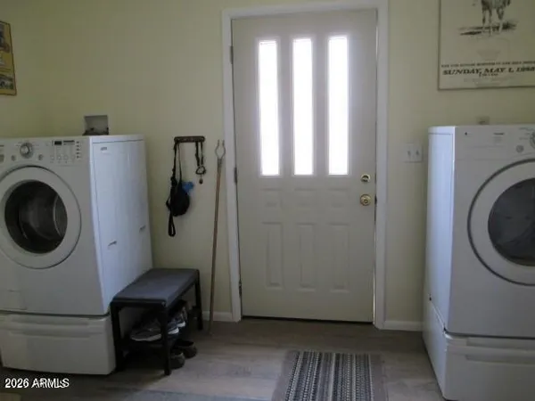 a view of a storage & utility room