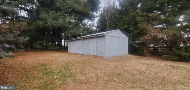 a backyard of a house