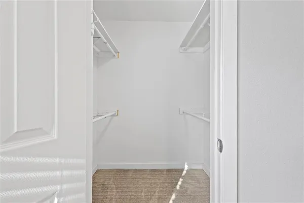 a view of walk in closet