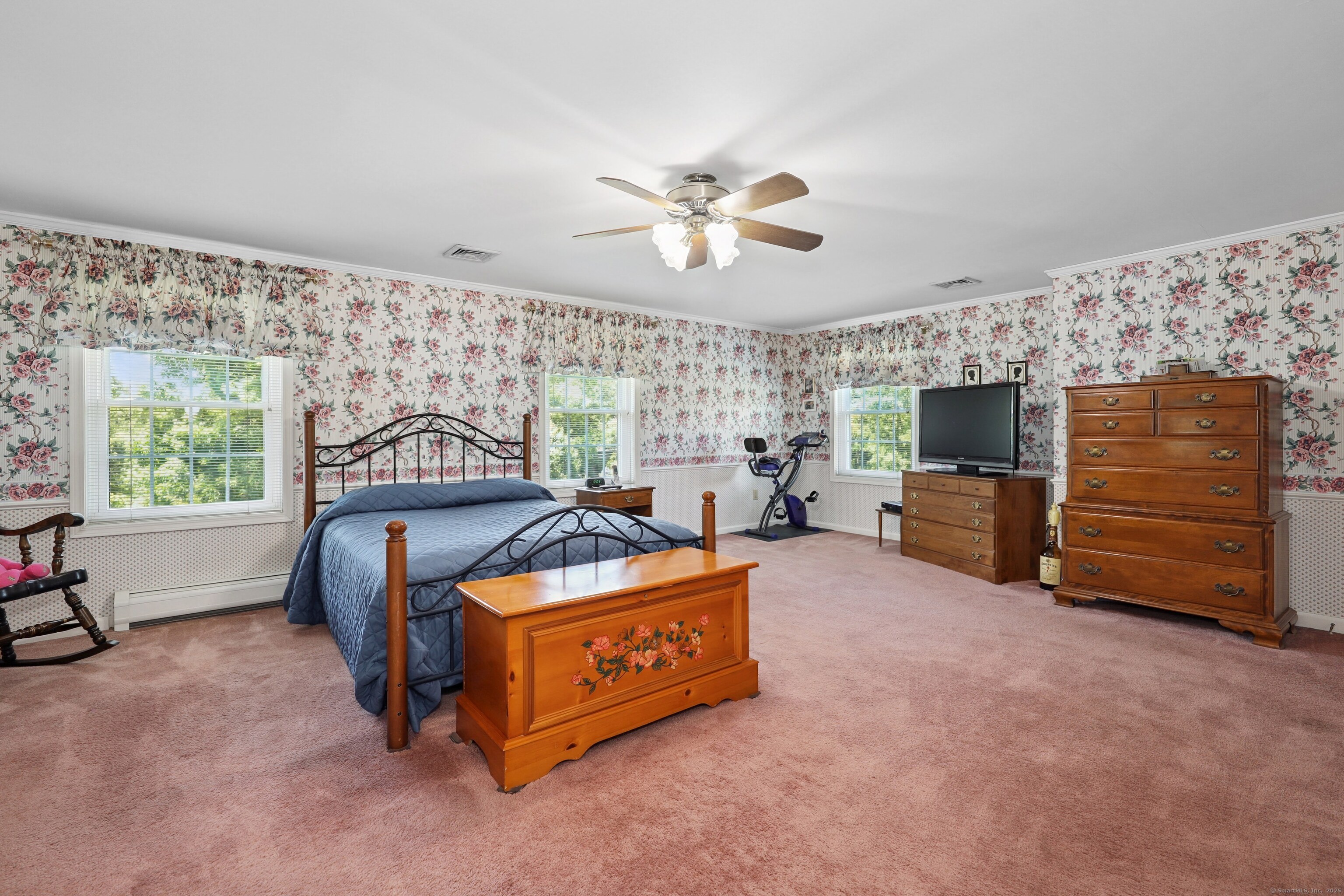 21 Hidden Pond Drive Watertown, CT 06795 - Photo 19 of 40 a bedroom with a bed and a tv