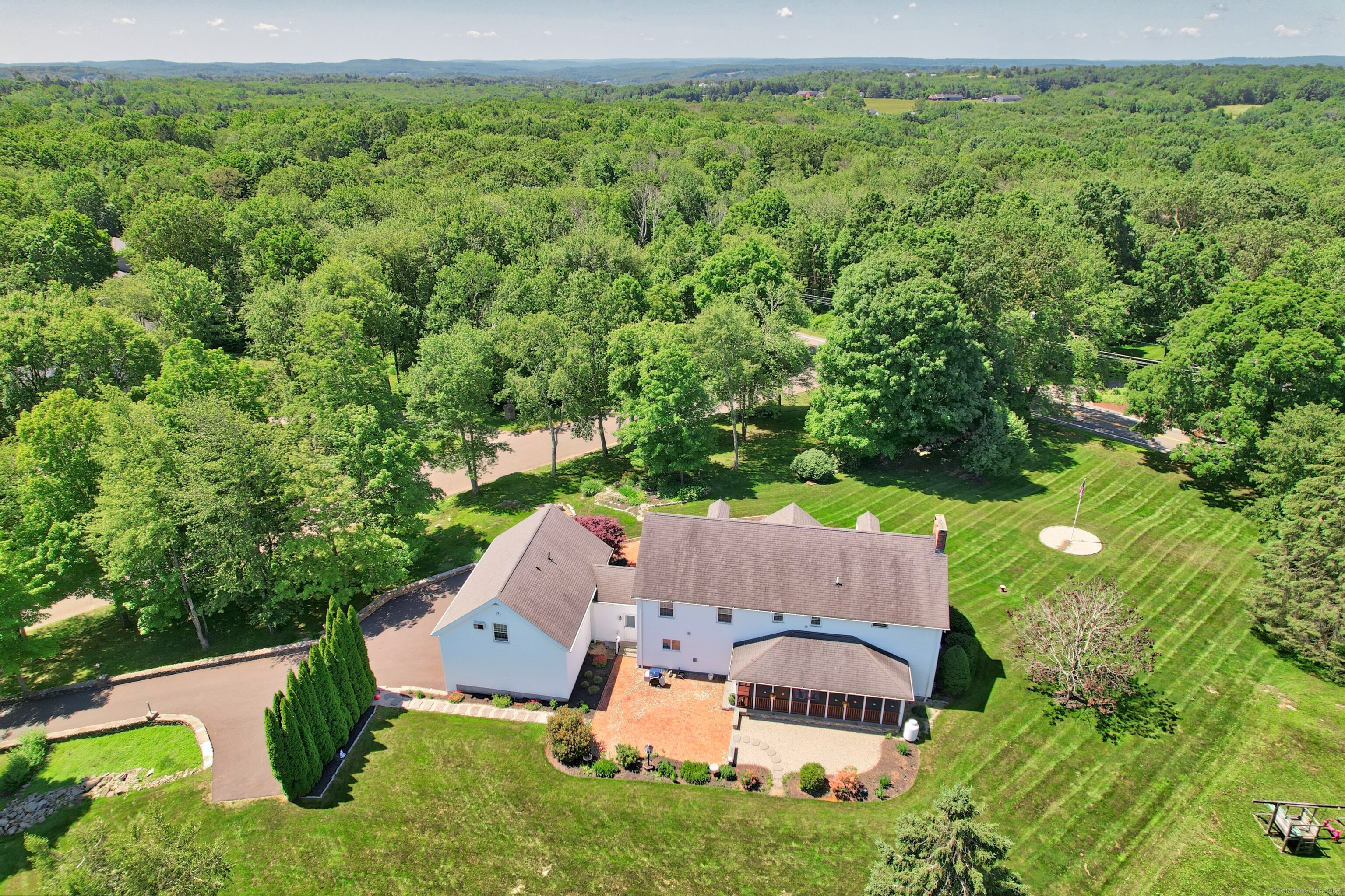 21 Hidden Pond Drive Watertown, CT 06795 - Photo 36 of 40 an aerial view of a house